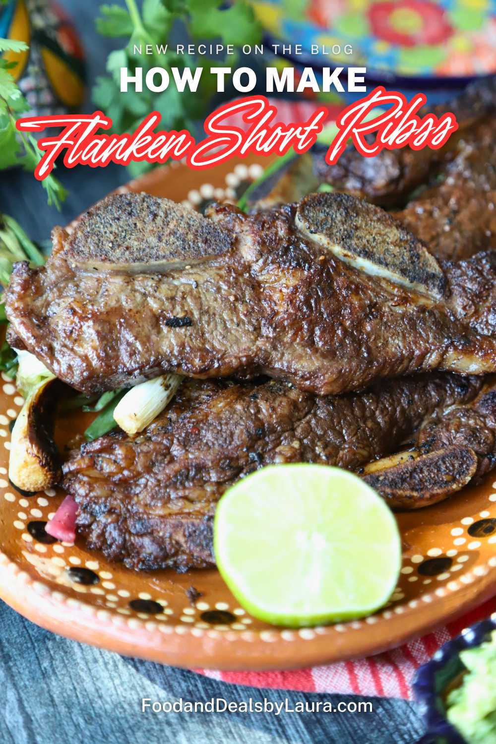 Flanken Style Short Ribs┃Costillas de Res a la Parrilla