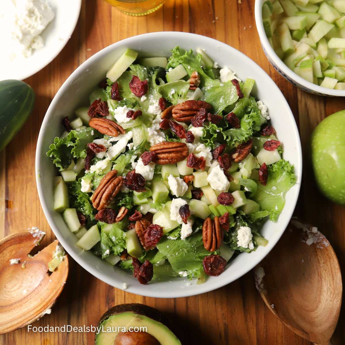Apple avocado salad