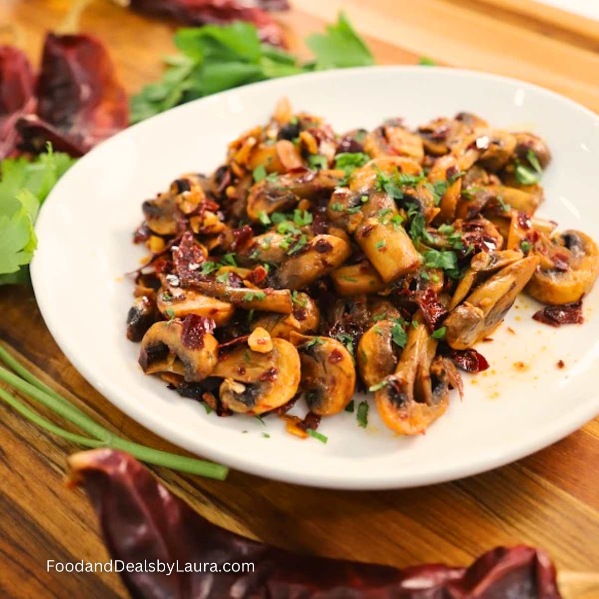 champiñones al ajillo